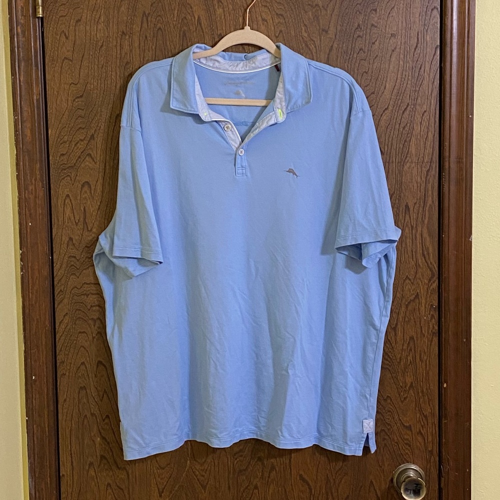 Light Blue XXL Tommy Bahama Polo
